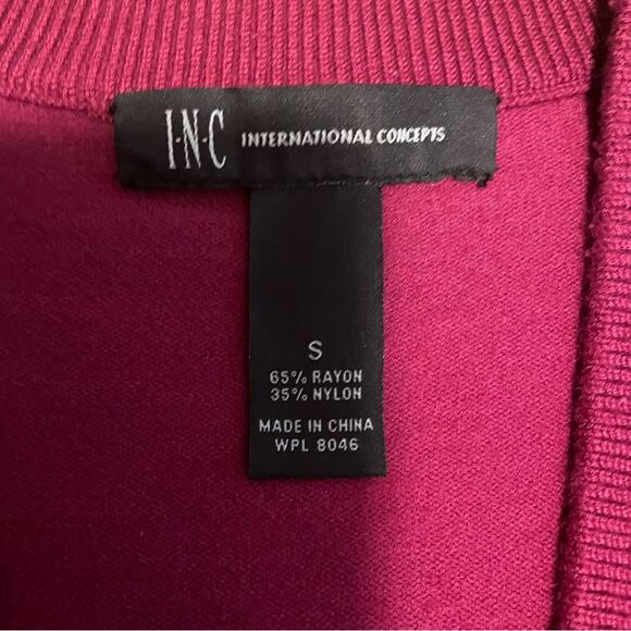 INC Berry Crop Shrug Sweater Small - Picture 7 of 8